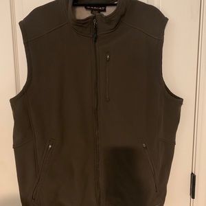 Men’s Ariat Brown Vest XL